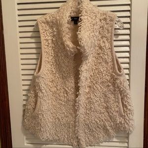 (Used) Mossimo Knitted Vest Ecru Sz Large